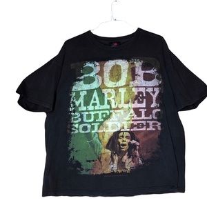 Bob Marley Buffalo Soldier Shirt Zion Brown 2X